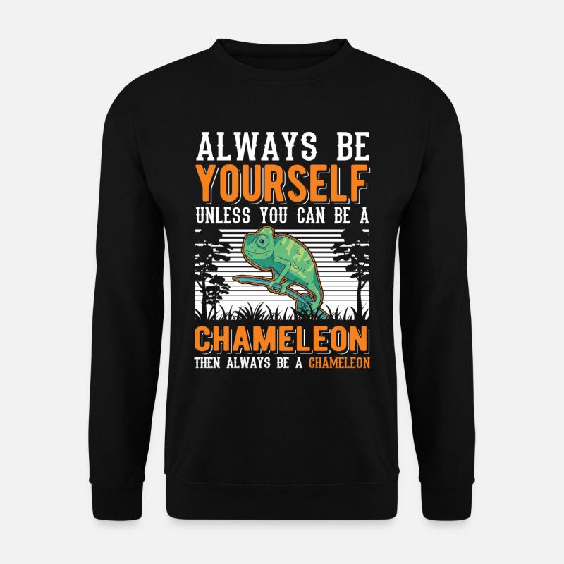 Chameleon Gift Chameleon - Unisex Sweatshirt - black