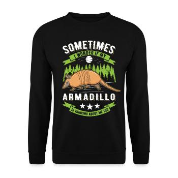 Tatou Cadeau Tatou - Sweat-shirt Unisexe - noir - Devant - Alina (178cm) & Michal (187cm)
