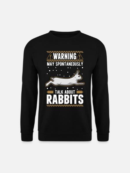 Lapin lapin lapin lapin - Sweat-shirt Unisexe - noir
