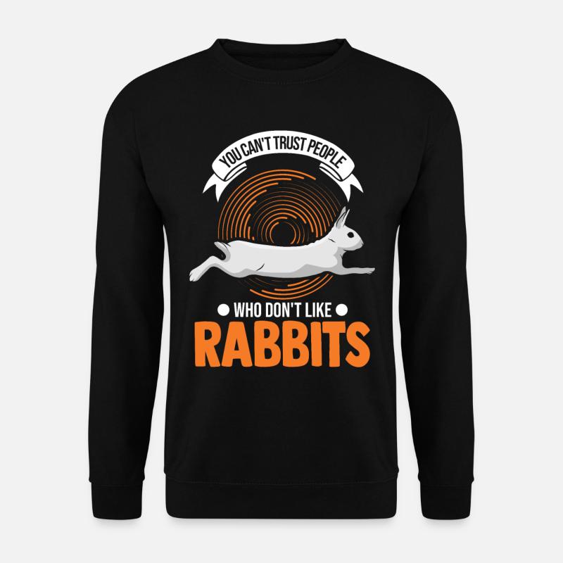 Rabbit Rabbit Rabbit - Unisex Sweatshirt - black