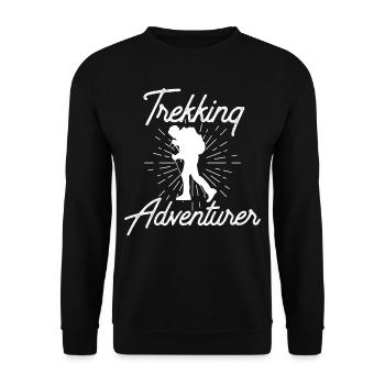 Trekking Aventurier Randonneurs Randonnée - Sweat-shirt Unisexe - noir - Devant - Alina (178cm) & Michal (187cm)