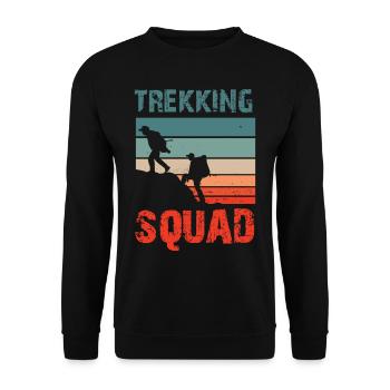 Équipe de trekking Randonneurs - Sweat-shirt Unisexe - noir - Devant - Alina (178cm) & Michal (187cm)