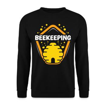 Apiculture Apiculteurs Abeilles mellifères - Sweat-shirt Unisexe - noir - Devant - Alina (178cm) & Michal (187cm)