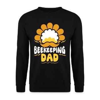 Beekeeping Papa Beekeepers Beekeepers Honey Bee - Unisex Sweatshirt - black - Front - Alina (178cm) & Michal (187cm)