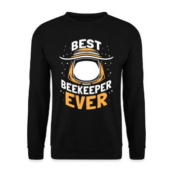 Bester Imker Aller Zeiten Imkerei Imkern Biene - Unisex Pullover - Schwarz - Vorne - Alina (178cm) & Michal (187cm)