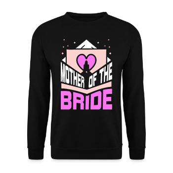Mutter Der Braut Party Heiraten Bräute Hochzeit - Unisex Pullover - Schwarz - Vorne - Alina (178cm) & Michal (187cm)