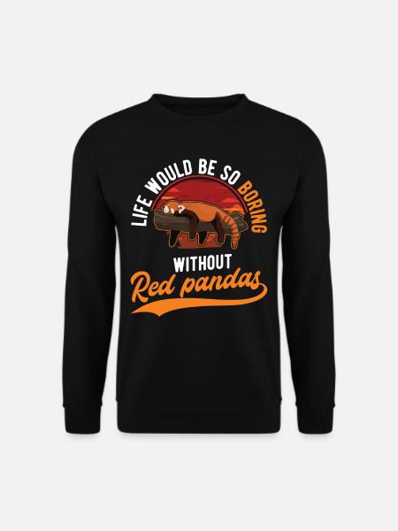 Cadeau Red Panda - Sweat-shirt Unisexe - noir