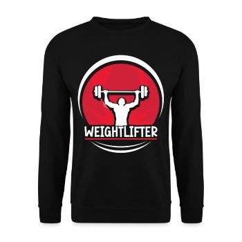 Haltérophilie Fitness Gym Entraînement Haltérophilie - Sweat-shirt Unisexe - noir - Devant - Alina (178cm) & Michal (187cm)