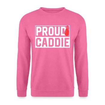 Stolzer Caddie Beruf Golfen Golf Golfer - Unisex Pullover - Pink - Vorne
