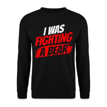 J’ai eu du mal avec un patient en rétablissement d’ours - Sweat-shirt Unisexe - noir - Devant - Alina (178cm) & Michal (187cm)