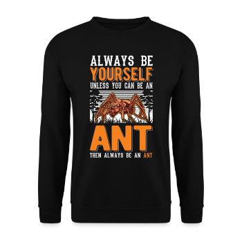 Ants Ant Farm Antshills Fire ants - Unisex Sweatshirt - black - Front - Alina (178cm) & Michal (187cm)