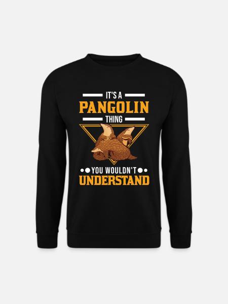 Pangolin Chose Pangolin - Sweat-shirt Unisexe - noir
