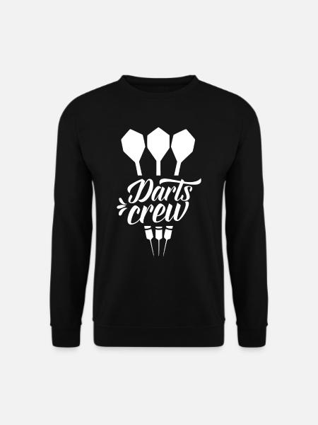 Darts Mannschaft Team Dart Dartverein - Unisex Pullover - Schwarz