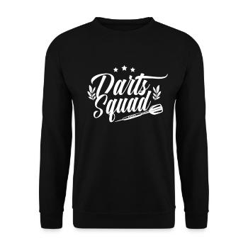 Darts Team Darts Team Darts Club - Unisex Sweatshirt - black - Front - Alina (178cm) & Michal (187cm)