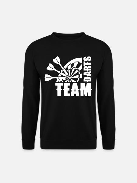 Team Darts Dart Dartverein Dartmannschaft - Unisex Pullover - Schwarz