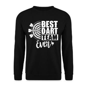 Meilleure équipe de fléchettes de tous les temps Darts Darts - Sweat-shirt Unisexe - noir - Devant - Alina (178cm) & Michal (187cm)