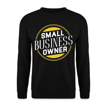 Propriétaire de petite entreprise PDG Fondateur Propriétaire - Sweat-shirt Unisexe - noir - Devant - Alina (178cm) & Michal (187cm)