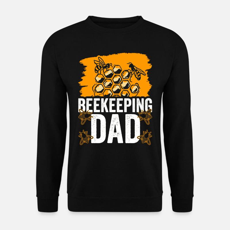Beekeeper Papa Honey Bee Beekeeping - Unisex Sweatshirt - black