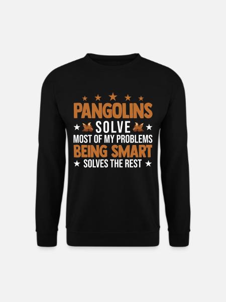 Pangolin Cadeau Pangolin - Sweat-shirt Unisexe - noir
