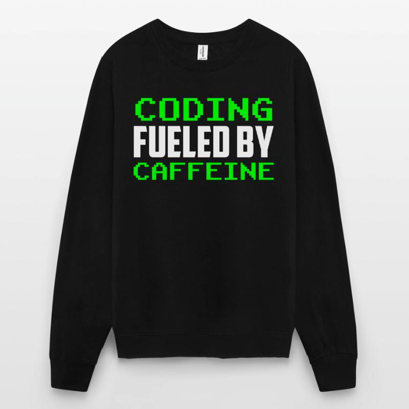 Programmation propulsée par le code de la caféine Sweat-shirt Unisexe
