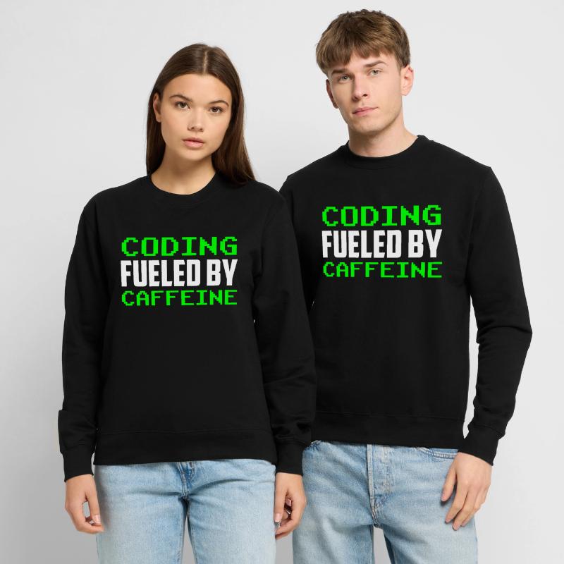 Programmation propulsée par le code de la caféine Sweat-shirt Unisexe