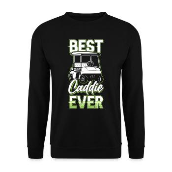 Best Caddy Ever Golfer Golf Golf - Unisex Sweatshirt - black - Front - Alina (178cm) & Michal (187cm)
