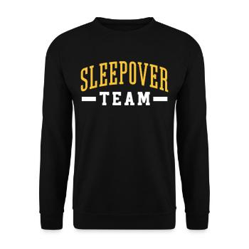 Nuit d’équipe douce nuitée - Sweat-shirt Unisexe - noir - Devant - Alina (178cm) & Michal (187cm)