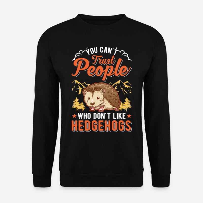 Hérisson Cadeau Stacheligel - Sweat-shirt Unisexe - noir
