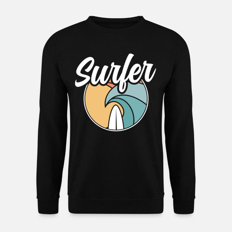 Surfer Planche de surf Surf - Sweat-shirt Unisexe - noir