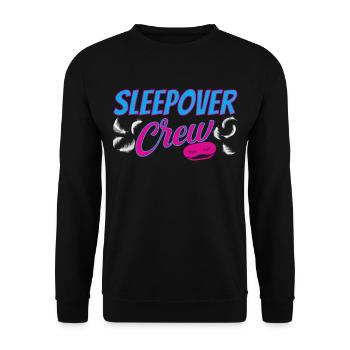 Soirée pyjama de l’équipe pour la nuit - Sweat-shirt Unisexe - noir - Devant - Alina (178cm) & Michal (187cm)