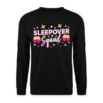 Overnight group overnight stay Sweet - Unisex Sweatshirt - black - Front - Alina (178cm) & Michal (187cm)