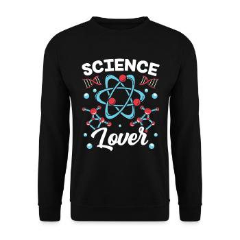 Amateurs de dictons scientifiques Équipe Science - Sweat-shirt Unisexe - noir - Devant - Alina (178cm) & Michal (187cm)