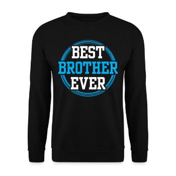 Bester Bruder Aller Zeiten Team Brüder Freund - Unisex Pullover - Schwarz - Vorne - Alina (178cm) & Michal (187cm)