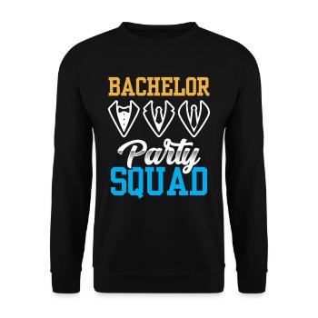 Junggesellenabschied Squad Braut Junggeselle - Unisex Pullover - Schwarz - Vorne - Alina (178cm) & Michal (187cm)