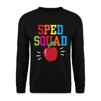 Équipe d’éducation spécialisée Profession Enseignante en éducation spécialisée - Sweat-shirt Unisexe - noir - Devant - Alina (178cm) & Michal (187cm)