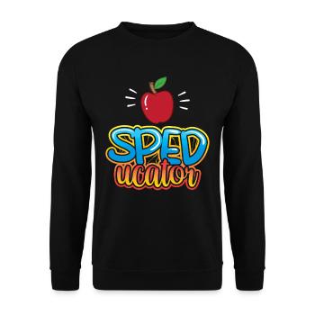 Speducator Special Education Special Education Teachers - Unisex Sweatshirt - black - Front - Alina (178cm) & Michal (187cm)