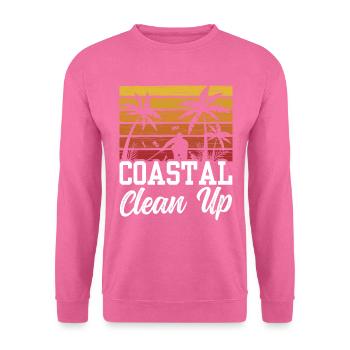 Coastal Cleanup Beach Clean Up Beach - Unisex Sweatshirt - pink - Front
