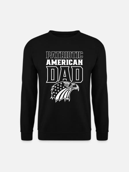Père patriotique américain Patriot États-Unis - Sweat-shirt Unisexe - noir