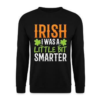 Fête de la Saint-Patrick Gaélique Irlande Irlandais Irlandais - Sweat-shirt Unisexe - noir - Devant - Alina (178cm) & Michal (187cm)