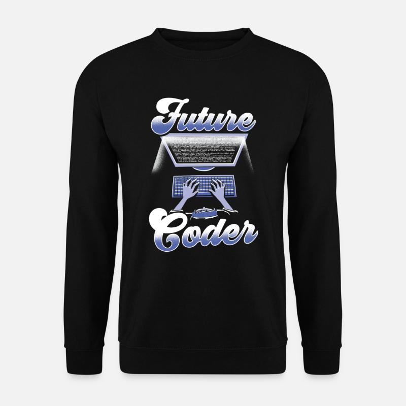 Zukünftiger Coder Code Programmierer Coding - Unisex Pullover - Schwarz
