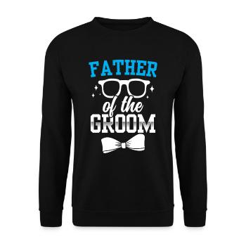 Fête de mariage du marié - Sweat-shirt Unisexe - noir - Devant - Alina (178cm) & Michal (187cm)