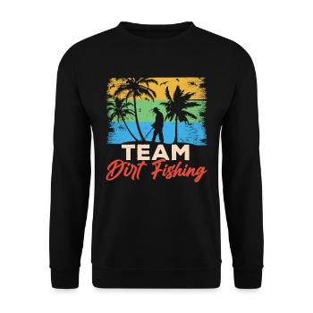 Équipe Dirt Fishing Détection de métaux Détection de métaux - Sweat-shirt Unisexe - noir - Devant - Alina (178cm) & Michal (187cm)