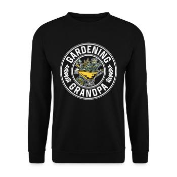 Jardinage Grand-père Jardinier Grand-père de jardin - Sweat-shirt Unisexe - noir - Devant - Alina (178cm) & Michal (187cm)