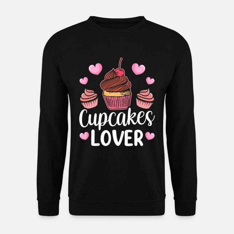 Cupcake Liebhaber Essen Cupcakes Süß - Unisex Pullover - Schwarz