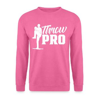 Wurf Profi Spieler Werfer Pitcher Baseball Hobby - Unisex Pullover - Pink - Vorne