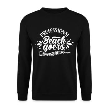 Amateurs de plage professionnels Amateurs de plage - Sweat-shirt Unisexe - noir - Devant - Alina (178cm) & Michal (187cm)