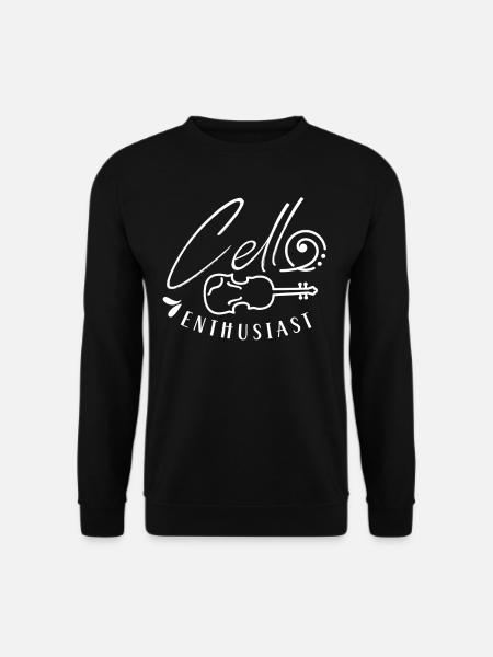 Cello lover Musician Cello cellist cello - Unisex Sweatshirt - black