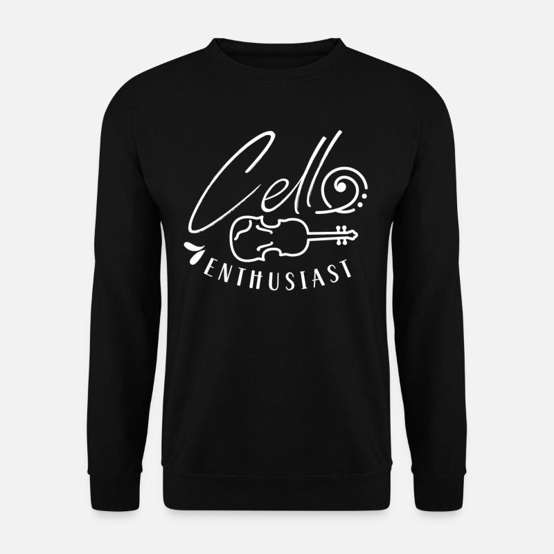 Cello-Liebhaber Musiker Cello Cellist Cellos - Unisex Pullover - Schwarz