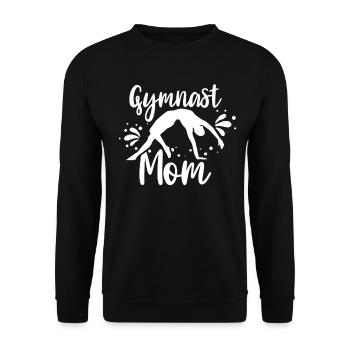 Gymnaste Mama Gymnaste Gymnastique Gymnastique Gymnaste - Sweat-shirt Unisexe - noir - Devant - Alina (178cm) & Michal (187cm)