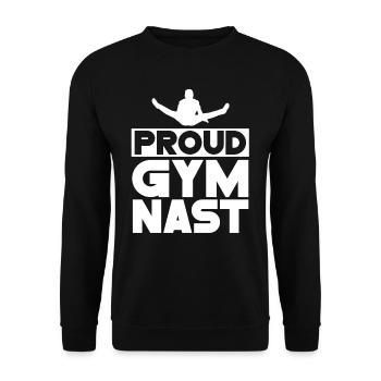 Fier gymnaste Amateur de gymnaste Gymnastique Gymnastique - Sweat-shirt Unisexe - noir - Devant - Alina (178cm) & Michal (187cm)